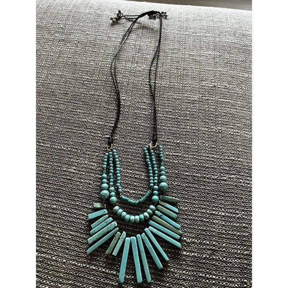 BaubleBar Turquoise statement necklace - Picture 1 of 6